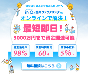 INOの簡単ファクタリングのイメージ